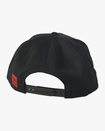 1 Smith Street Snapback Hat Black MAHWVRSM RVCA