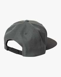 1 VA Patch Snapback Hat Grey MAHWVRVP RVCA