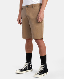 4 week-end 20" STRETCH SHORTS Grey MC202WKS RVCA