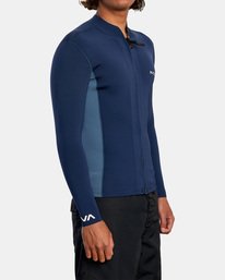 5 Ancell Front Zip Neoprene Wetsuit Jacket Blue MR01URFZ RVCA