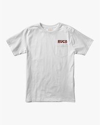 1 Matty's Patty's - T-shirt avec poche pour Homme Blanc P1SSCARVS9 RVCA