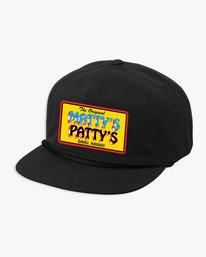 0 Matty's Patty's - Casquette Snapback pour Homme Noir P5CPCARVS9 RVCA