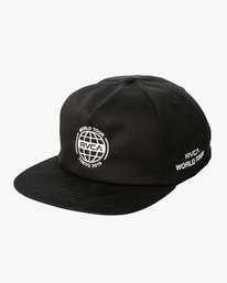 0 World Tour Tokyo - Snapback-Kappe für Männer Schwarz Q5CPTCRVF9 RVCA