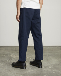 3 Kevin Spanky Okapi - Cropped Relaxed Fit Pant for Men Blue R1PTRARVW9 RVCA