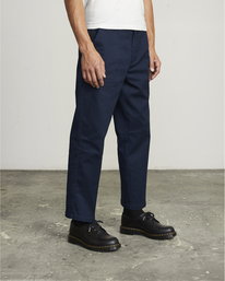 5 Kevin Spanky Okapi - Cropped Relaxed Fit Pant for Men Blue R1PTRARVW9 RVCA