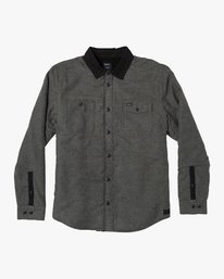 0 Victory II - camisa de franela de manga larga para Hombre Verde R1SHRDRVW9 RVCA