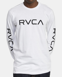 3 Big RVCA - langärmeliges Top für Herren Weiss S1LSRARVP0 RVCA