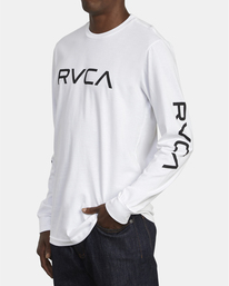 1 Big RVCA - langärmeliges Top für Herren Weiss S1LSRARVP0 RVCA