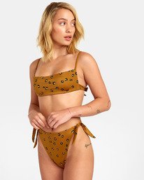 2 Chitah High Rise - Printed High Rise Bikini Bottoms for Women Brown S3SBRSRVP0 RVCA