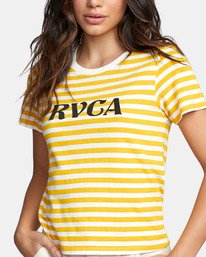 1 Murphy Stripe - Striped T-Shirt for Women White S3SSRBRVP0 RVCA