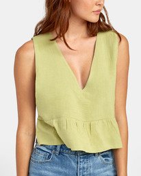 1 Eastern - Top péplum pour Femme Multicouleurs S3TPRORVP0 RVCA
