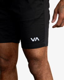 6 Spectrum 18" - Athletic Shorts for Men Black S4WKMERVP0 RVCA