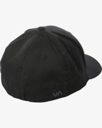 1 RVCA Flex Fit - Flexfit Hat for Men Black S5CPRSRVP0 RVCA