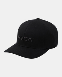 11 RVCA Flex Fit - Flexfit Hat for Men Black S5CPRSRVP0 RVCA