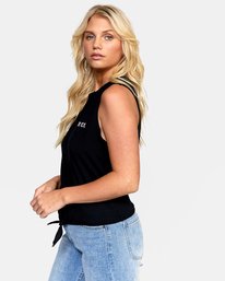 3 En Bloom - Vest Top for Women Black T3SGRARVS0 RVCA