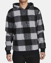 Plaid sherpa sweater sale