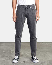 1 Daggers - Slim Fit Jeans for Men Gray U1PNRQRVF0 RVCA