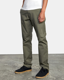 4 The Weekend Stretch - Pantalon pour Homme Vert U1PTRLRVF0 RVCA