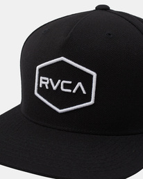 3 Commonwealth - Casquette snapback pour Homme  U5CPRJRVF0 RVCA