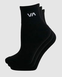 VA MINI CREW SOCK BLACK  UVJAA00112