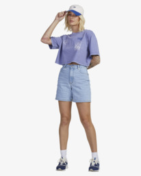 4 COCO DENIM SHORT Blue UVJDS00105 RVCA