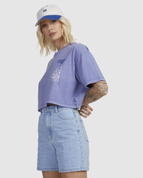 1 COCO DENIM SHORT Blue UVJDS00105 RVCA
