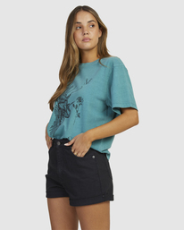 1 Show Up Denim Shorts Black UVJDS00110 RVCA