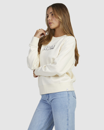 4 Patched RVCA Curl - Sweatshirt für Frauen Weiss UVJFT00117 RVCA