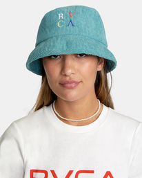 1 Dawsons Cord Bucket Grey UVJHA00120 RVCA