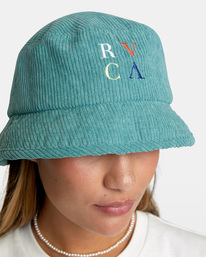 2 Dawsons Cord Bucket Grey UVJHA00120 RVCA