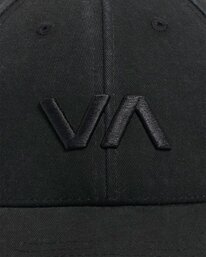 3 VA Baseball Cap Black UVJHA00152 RVCA