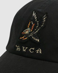 3 KRAK EAGLE DAD CAP Black UVJHA00156 RVCA