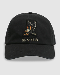 2 KRAK EAGLE DAD CAP Black UVJHA00156 RVCA