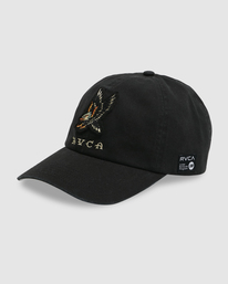 0 KRAK EAGLE DAD CAP Black UVJHA00156 RVCA