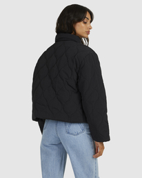 3 EEZEH QUILTED PUFFER Black UVJJK00121 RVCA