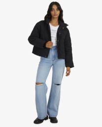 5 EEZEH QUILTED PUFFER Black UVJJK00121 RVCA