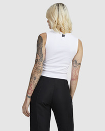 3 RVCA CLASSIC TANK White UVJKT00159 RVCA