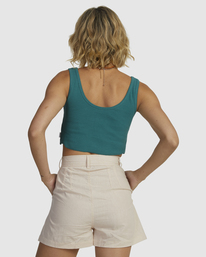 2 Hand Picked Scooped Tank Blue UVJKT00174 RVCA
