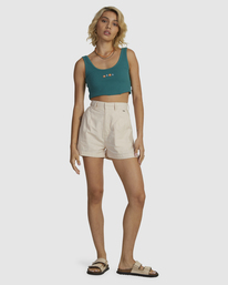 4 Hand Picked Scooped Tank Blue UVJKT00174 RVCA
