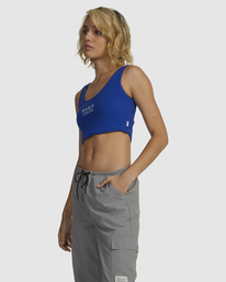 1 Grounded Scooped Tank Purple UVJKT00175 RVCA