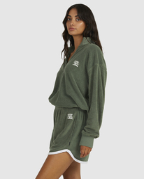 4 Grand Slam - Sweat Shorts for Women Green UVJNS00121 RVCA