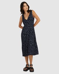 2 Strata Kim Dress Grey UVJWD00125 RVCA