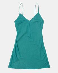 5 Off Duty Bias Mini Dress Blue UVJWD00145 RVCA