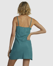 2 Off Duty Bias Mini Dress Blue UVJWD00145 RVCA