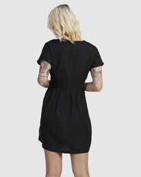 2 WRAPPED MINI DRESS Black UVJWD00165 RVCA