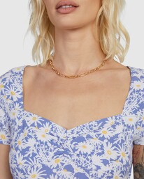 5 DAIS MIDI DRESS Purple UVJWD00169 RVCA
