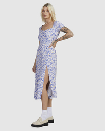 4 DAIS MIDI DRESS Purple UVJWD00169 RVCA