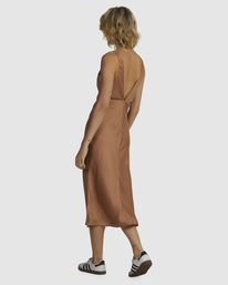 2 Say So Dress Brown UVJWD00180 RVCA