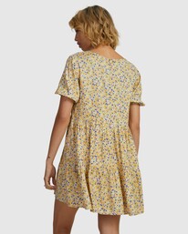 2 Ground Cover Vienna Dress Orange UVJWD00182 RVCA
