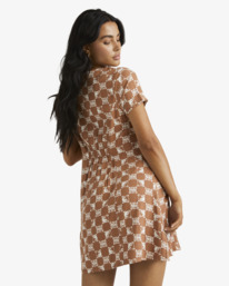2 RVCA Healing Understated Dress Brown UVJWD00194 RVCA